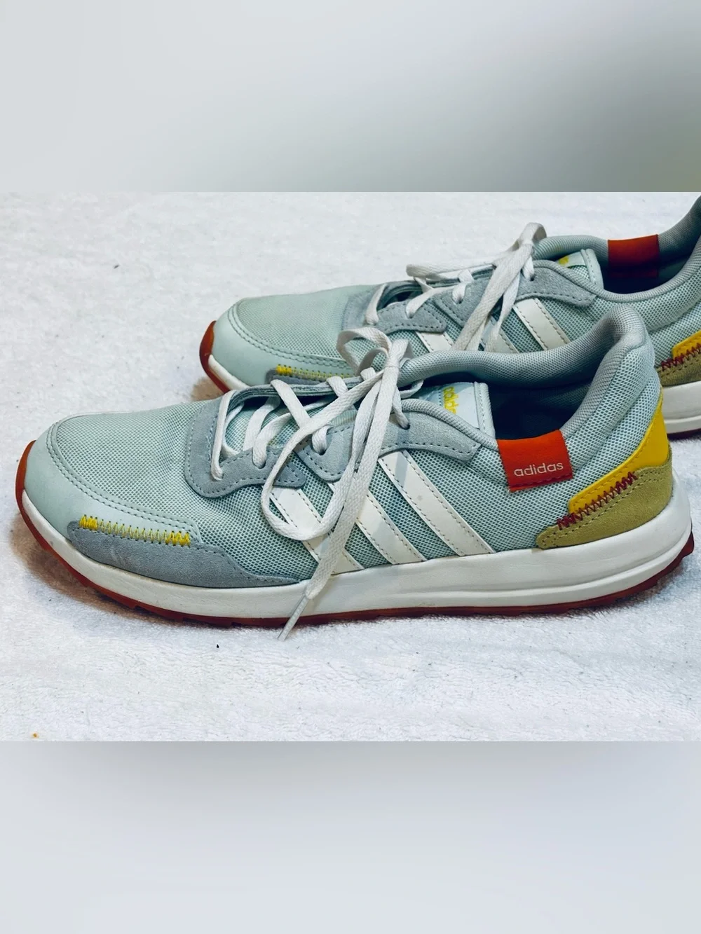 Almost Brand New Pastel Adidas Sneakers - Womens Size 9 - Box 86